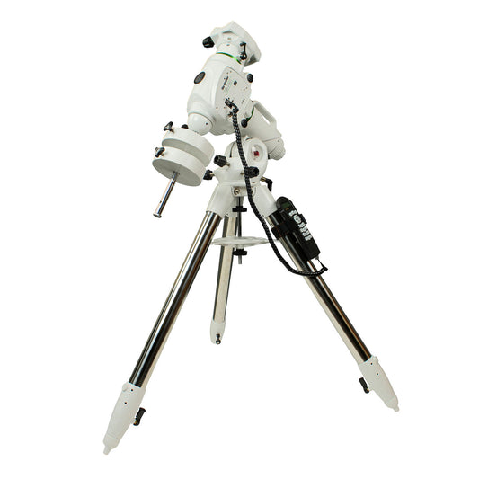 Sky-Watcher EQ6-R Pro — tête de monture GoTo blanche vue d'ensemble, capacité 20 kg
