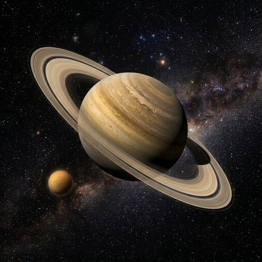 Saturne et ses anneaux vus au télescope amateur — guide pour choisir le bon instrument