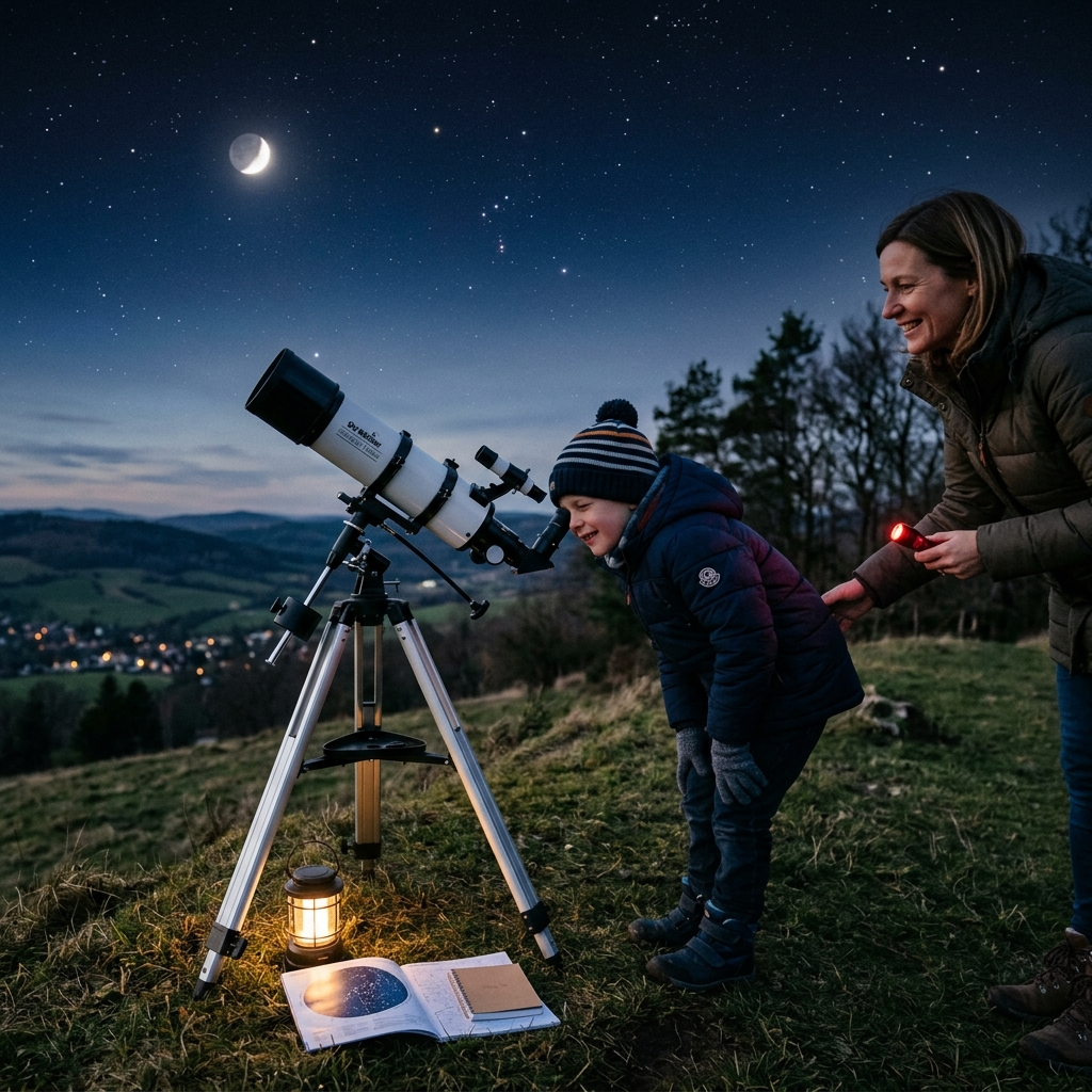 Télescope enfant cadeau astronomie — guide par âge et budget 8 à 14 ans