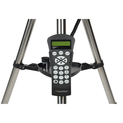 Trépied acier inoxydable réglable de 76 à 127 cm et tablette porte-accessoires du Celestron NexStar 127 SLT