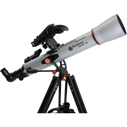 Celestron StarSense Explorer LT 70AZ — monture azimutale manuelle avec tige de réglage fin en altitude