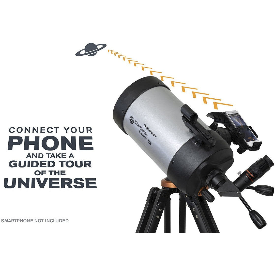 Télescope Celestron StarSense Explorer DX 6 pouces Schmidt-Cassegrain 150/1500 sur monture azimutale avec trépied