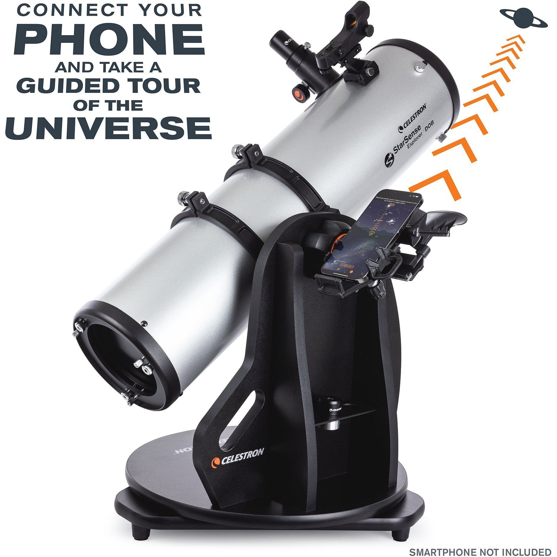 Télescope Dobson de table Celestron StarSense Explorer 150 mm avec berceau smartphone