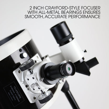 Porte-oculaire Crayford 2 pouces avec adaptateur 31,75 mm du Dobson Sky-Watcher 250 mm