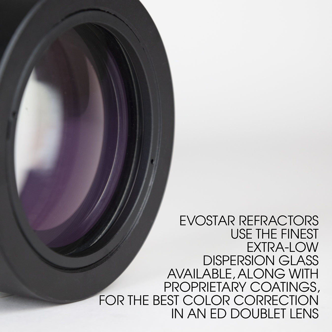 Doublet ED fluorite et traitements MHTC de la lunette Sky-Watcher Evostar 100/900 ED APO
