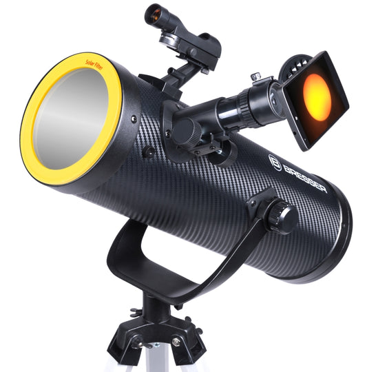 Telescope Bresser Solarix Newton 114/500 - observation solaire eclipse 12 aout 2026