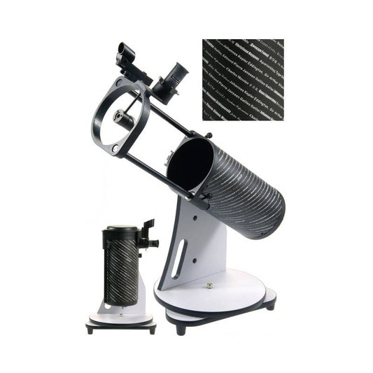 Dobson Sky-Watcher Heritage 130 — tube FlexTube replié, transport en sac à dos