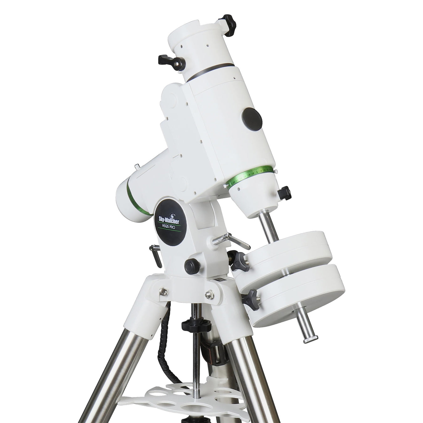 Sky-Watcher HEQ5 Pro — tête de monture GoTo vue d'ensemble, charge utile 13,6 kg