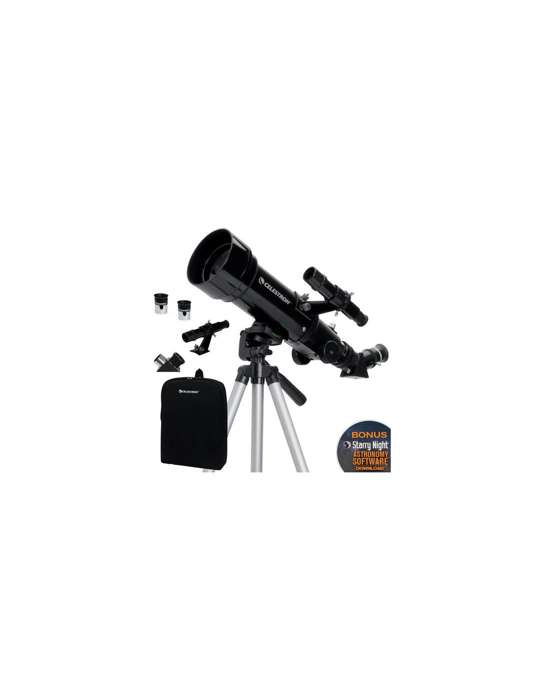 Lunette Celestron Travel Scope 70 — Lunette nomade et compacte
