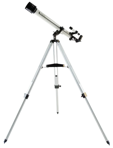 Lunette PERL Alhena 60/700 AZ1 — lunette achromatique sur monture azimutale, première lunette enfant